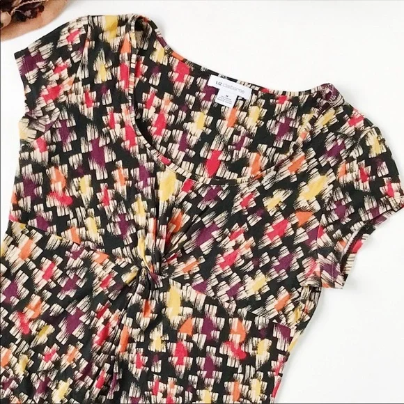 3/$20 Deal Liz Claiborne Short Sleeve Top - Picture 6 of 6